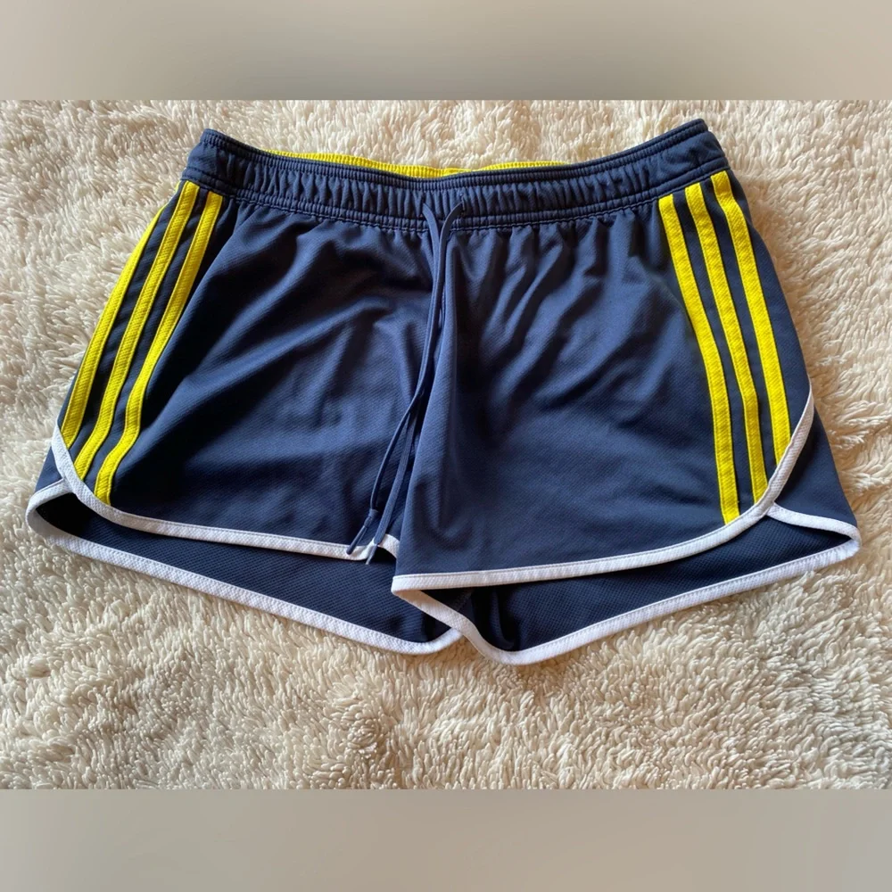Adidas Gray Athletic Shorts - Picture 1 of 4